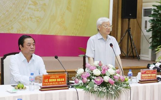 Tổng Bí thư Nguyễn Phú Trọng khen ngợi mô hình “Hội quán” của Đồng Tháp ảnh 1
