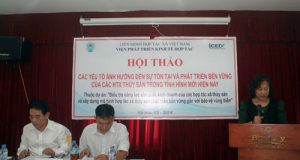 Hội thảo: Các yếu tố ảnh hưởng đến sự tồn tại và phát triển bền vững của các HTX thủy sản