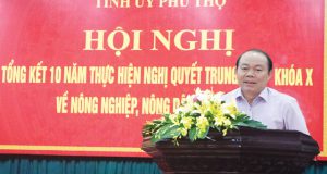 Chủ tịch Nguyễn Ngọc Bảo dự Hội nghị tổng kết 10 năm thực hiện Nghị quyết Trung ương 7 khóa X