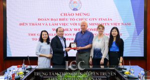 Chủ tịch Nguyễn Ngọc Bảo tiếp và làm việc với tổ chức GTV Italia  01/04/2019