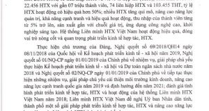 Công văn 63/LMHTXVN-CSPT – Về giải pháp phát triển kinh tế hợp tác, HTX và nâng cao năng lực hoạt động của Liên minh HTX các tỉnh, thành phố.