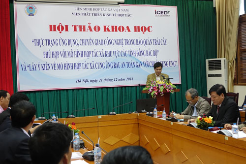 Hội thảo khoa học “Thực trạng ứng dụng, chuyển giao công nghệ bảo quản trái cây phù hợp với mô hình hợp tác xã khu vực các tỉnh Đông Bắc bộ”