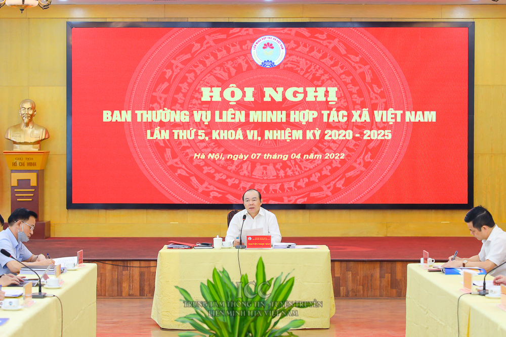 Hội nghị Ban Thường vụ Liên minh Hợp tác xã Việt Nam lần thứ 5, khóa VI nhiệm kỳ 2020 – 2025